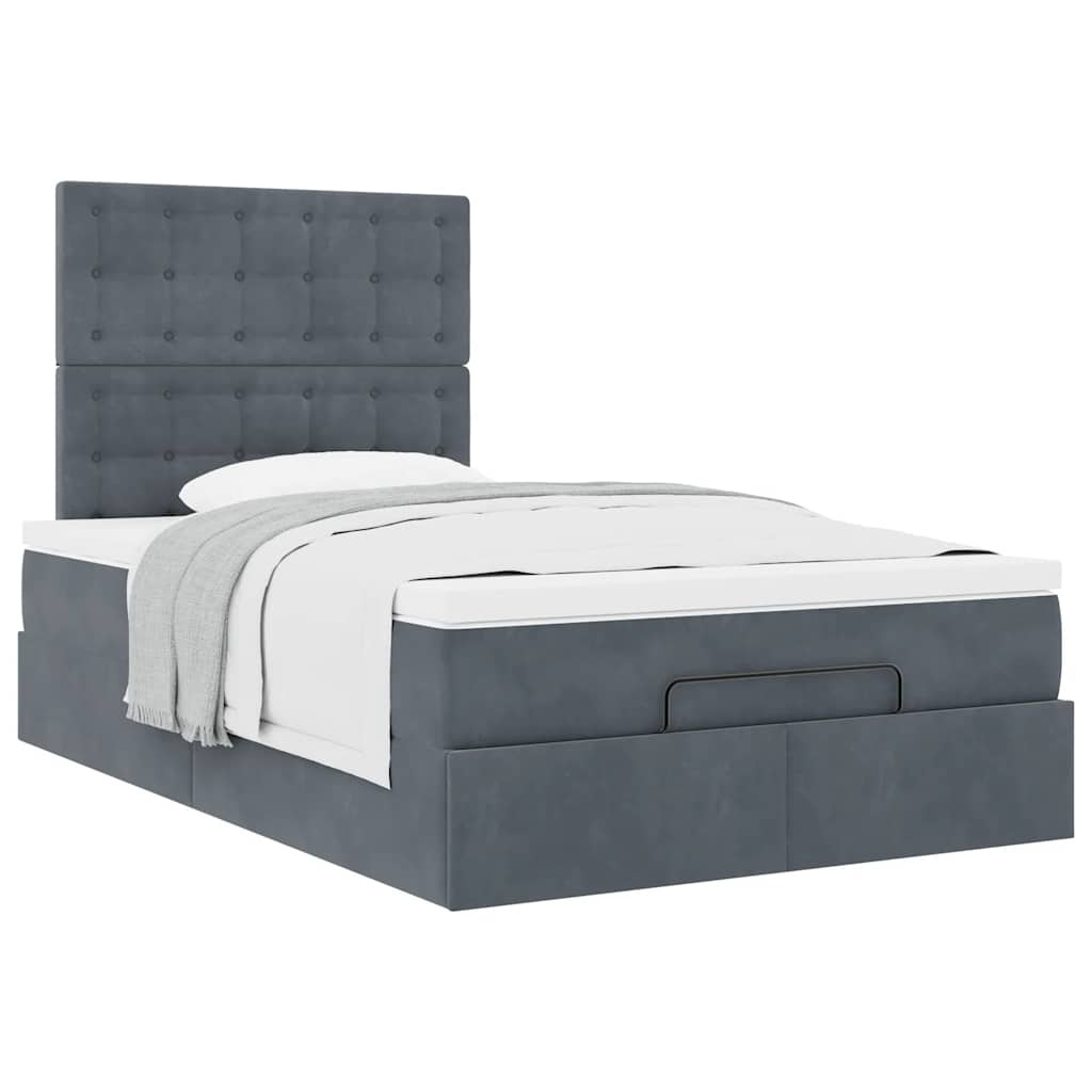 8721158484345_g_en_hd_3 vidaXL Ottoman Bed with Mattresses Dark Grey King Single Velvet - Image 5