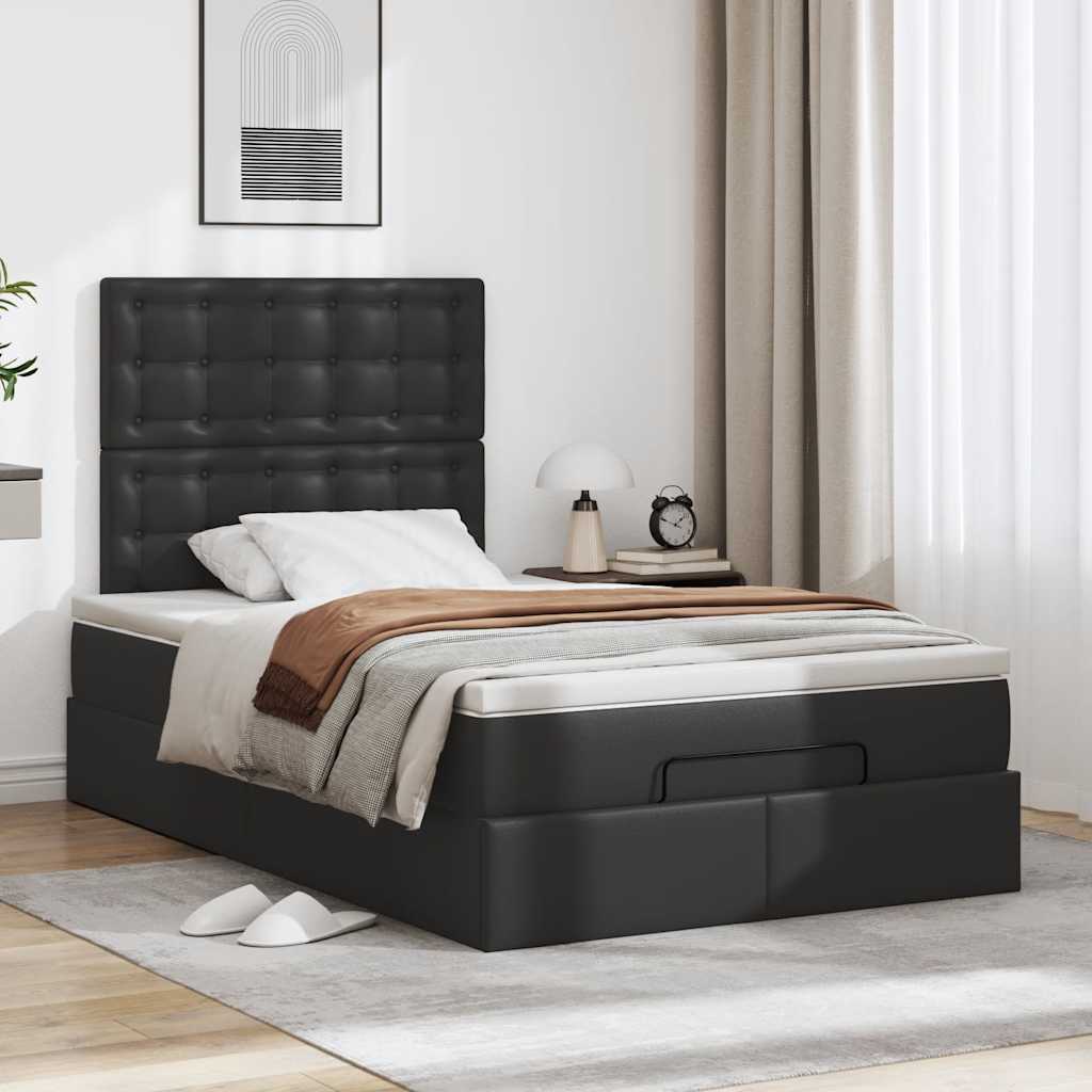 8721158486646_g_en_hd_2 vidaXL Ottoman Bed with Mattress & LEDs Black King Single Faux Leather - Image 4
