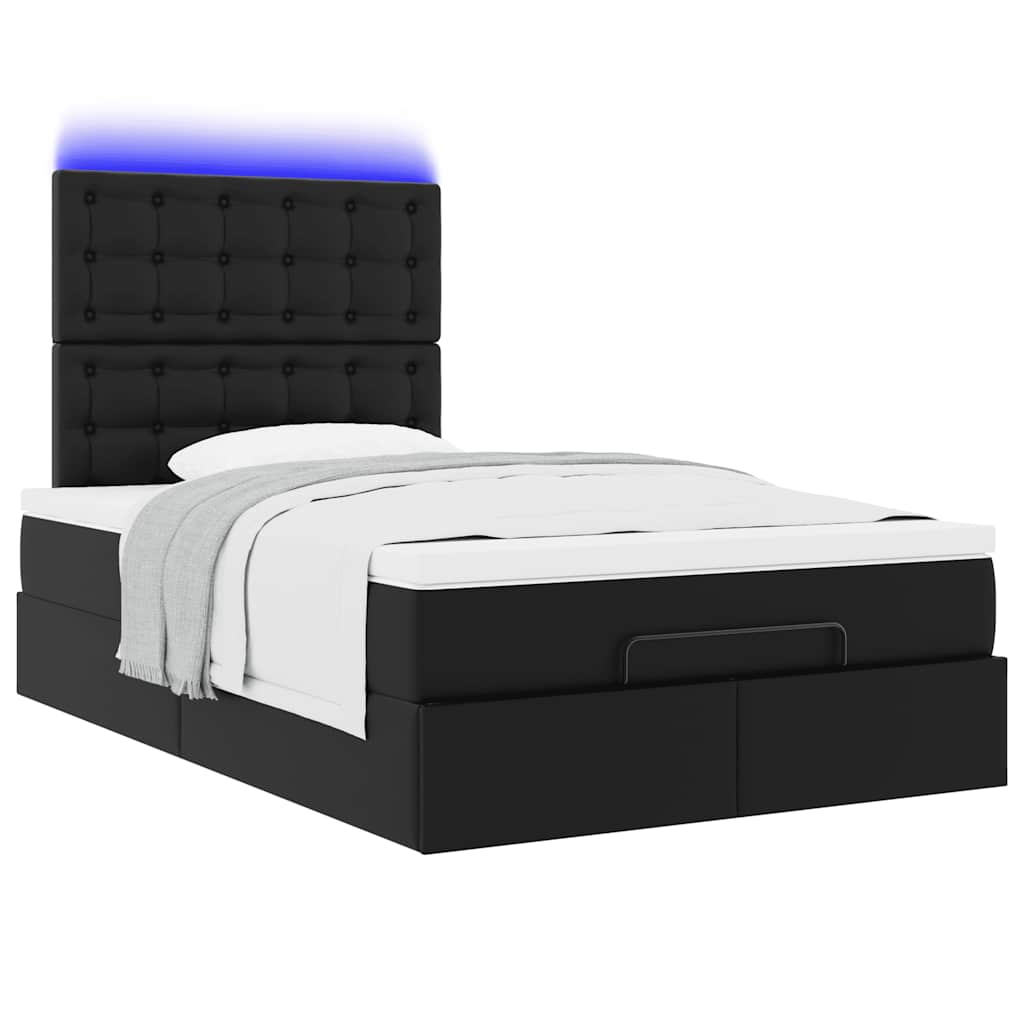 8721158486646_g_en_hd_4 vidaXL Ottoman Bed with Mattress & LEDs Black King Single Faux Leather - Image 6