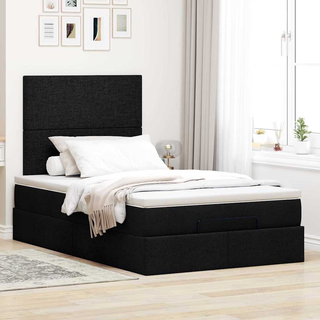 8721158487476_g_en_hd_2 vidaXL Ottoman Bed with Mattress & LEDs Black King Single Fabric - Image 4