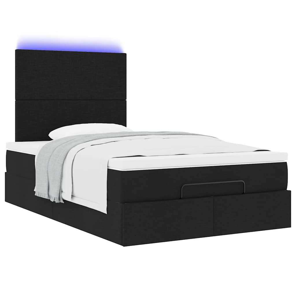 8721158487476_g_en_hd_4 vidaXL Ottoman Bed with Mattress & LEDs Black King Single Fabric - Image 6