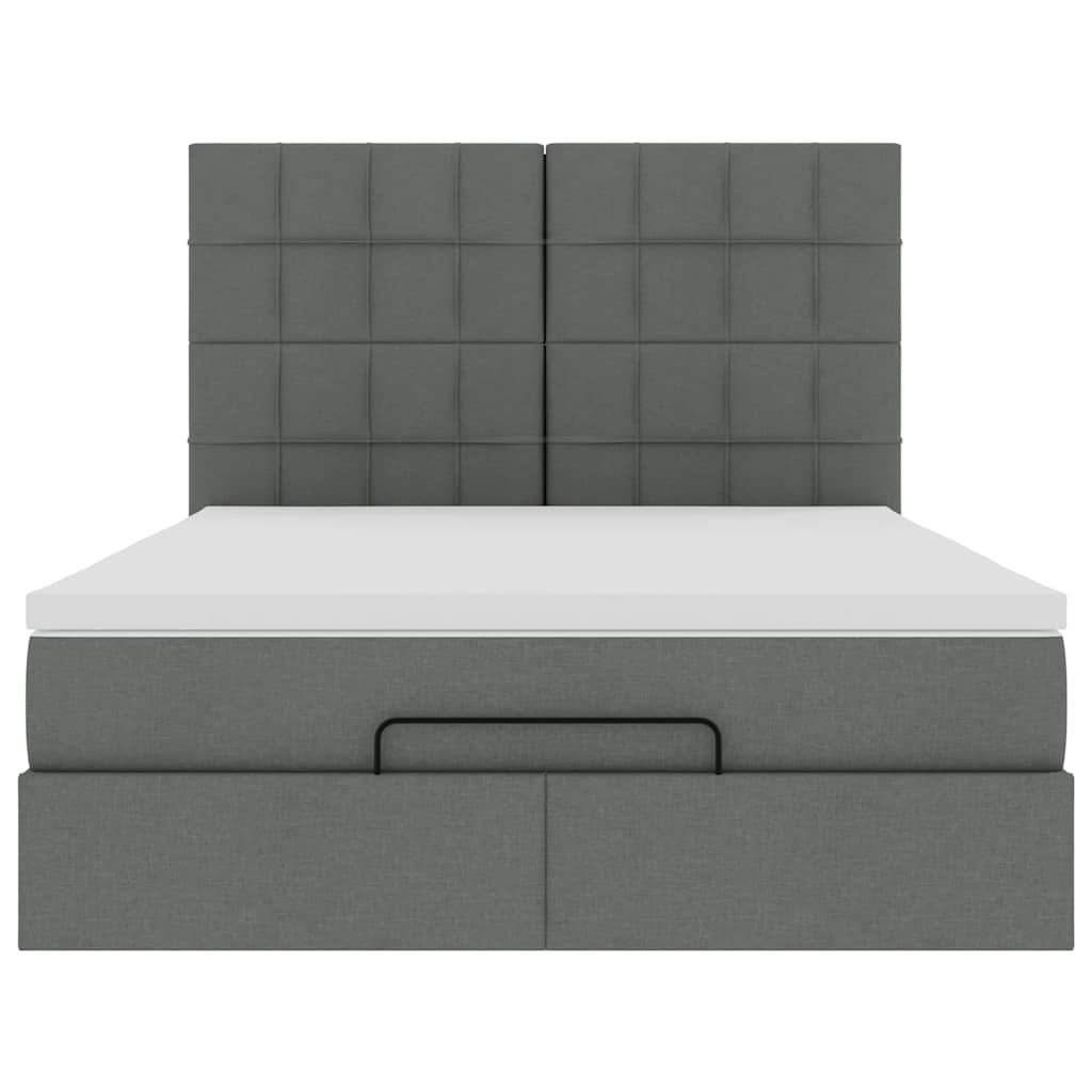 8721158488275_g_en_hd_6 vidaXL Ottoman Bed with Mattress & LEDs Dark Grey Queen Fabric - Image 8