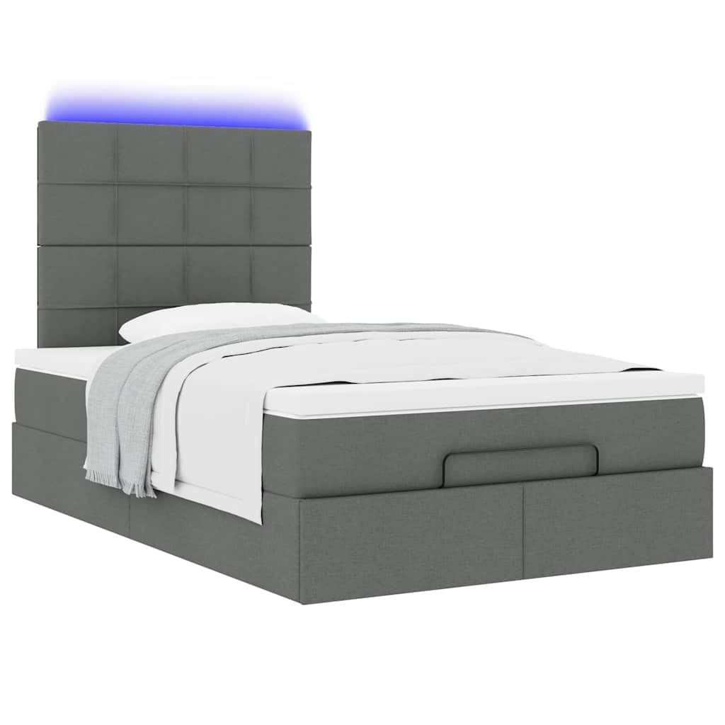8721158488299_g_en_hd_4 vidaXL Ottoman Bed with Mattress & LEDs Dark Grey King Single Fabric - Image 6