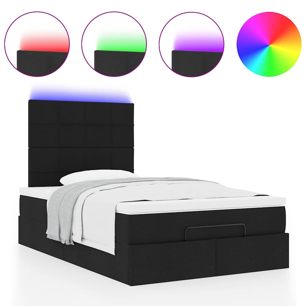 8721158488305_g_en_hd_3 vidaXL Ottoman Bed with Mattress & LEDs Black King Single Fabric - Image 5
