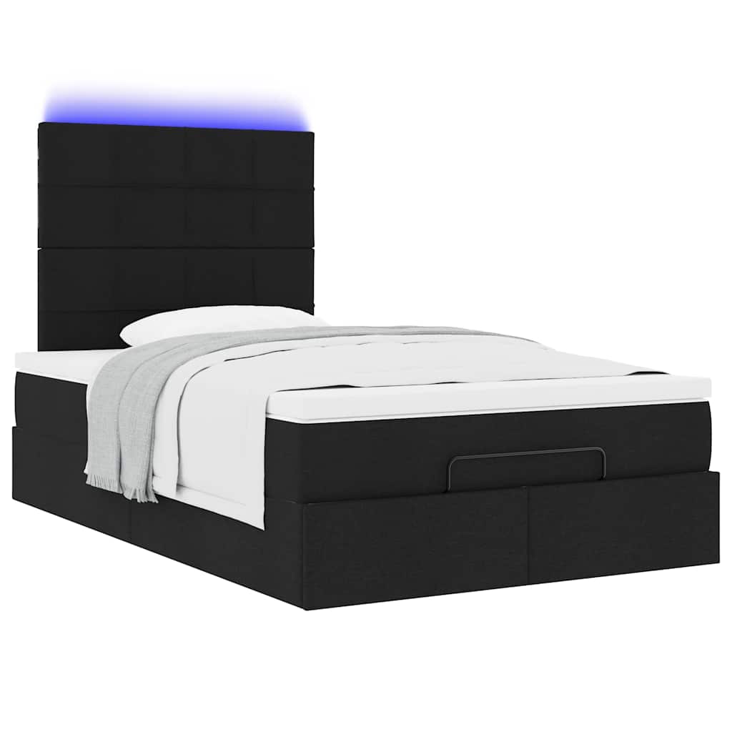 8721158488305_g_en_hd_4 vidaXL Ottoman Bed with Mattress & LEDs Black King Single Fabric - Image 6