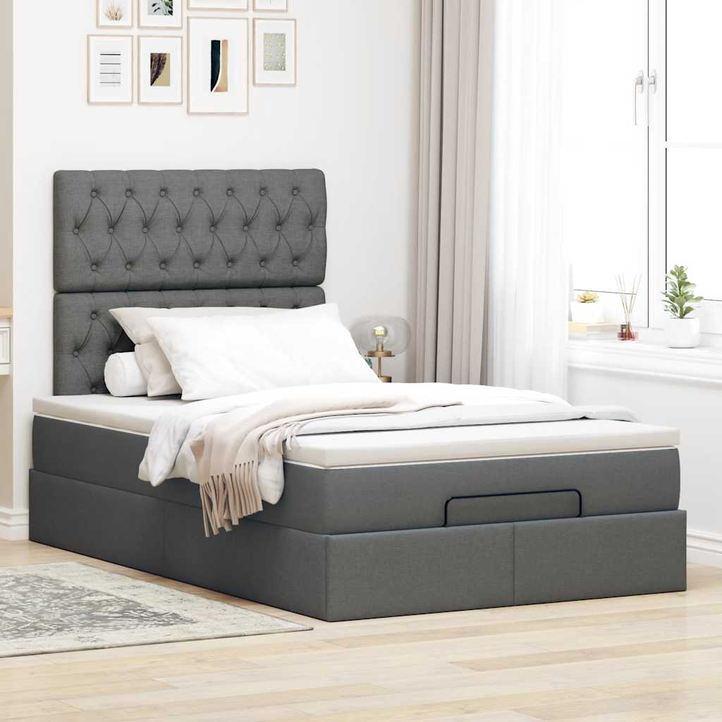 8721158489128_g_en_hd_2 vidaXL Ottoman Bed with Mattress & LEDs Dark Grey King Single Fabric - Image 4