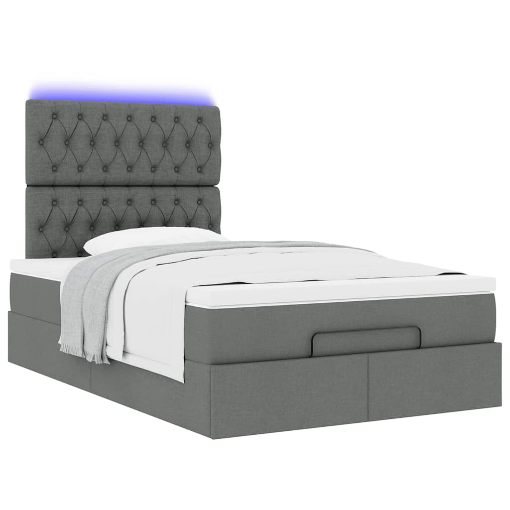 8721158489128_g_en_hd_4 vidaXL Ottoman Bed with Mattress & LEDs Dark Grey King Single Fabric - Image 6