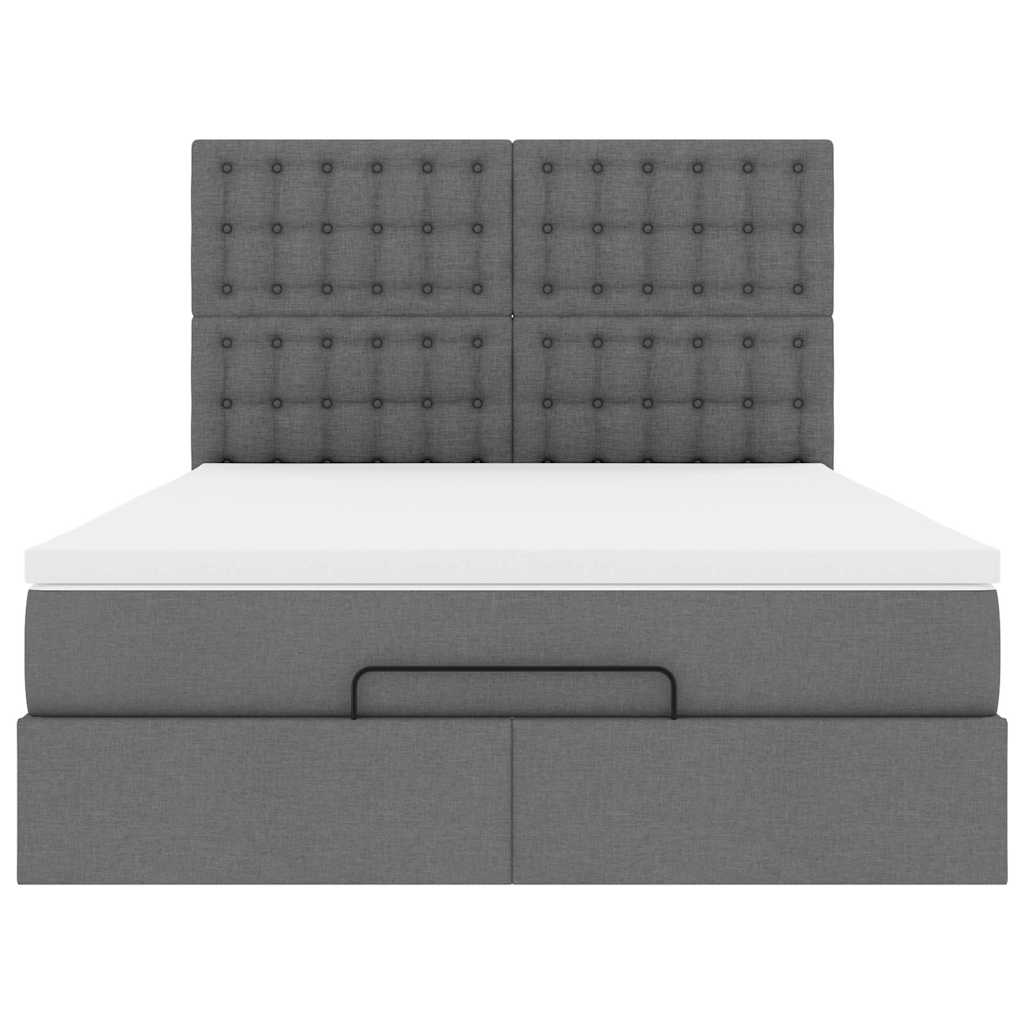 8721158489937_g_en_hd_6 vidaXL Ottoman Bed with Mattress & LEDs Dark Grey Queen Fabric - Image 8