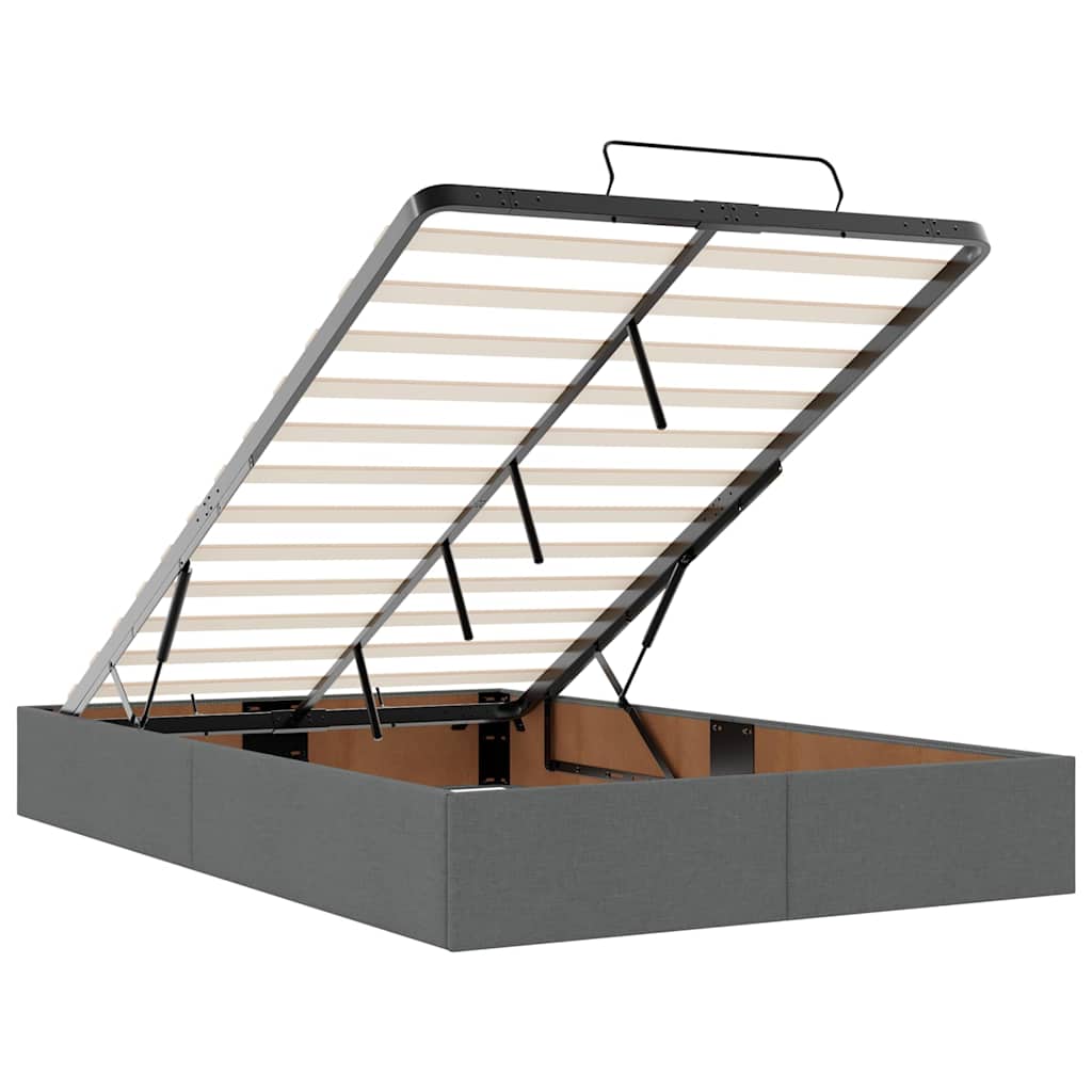 8721158489951_g_en_hd_11 vidaXL Ottoman Bed with Mattress & LEDs Dark Grey King Single Fabric - Image 13