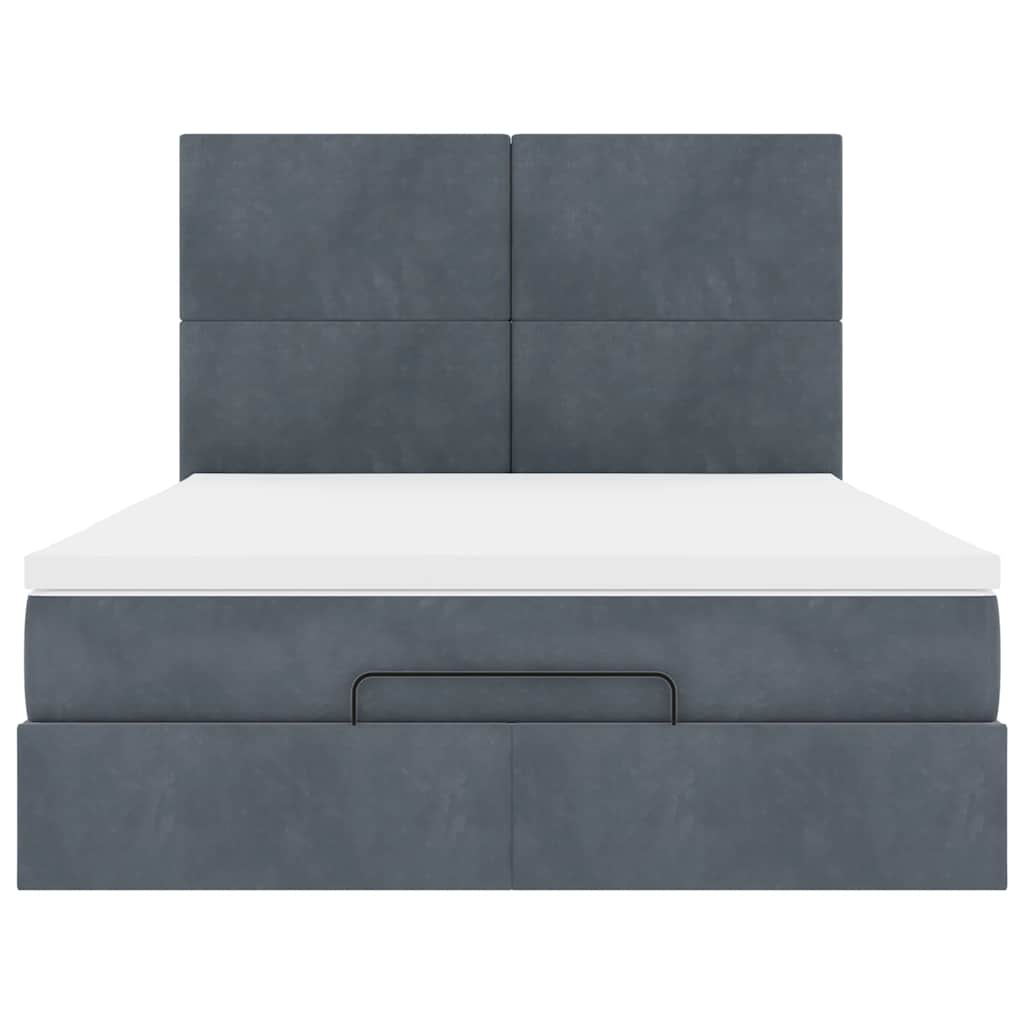 8721158490636_g_en_hd_6 vidaXL Ottoman Bed with Mattresses & LEDs Dark Grey Double Velvet - Image 8