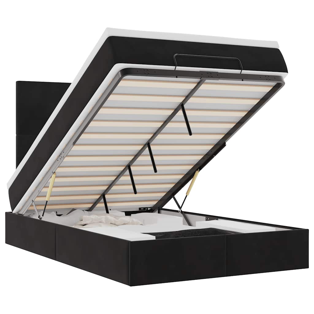 8721158490681_a_en_hd_1 vidaXL Ottoman Bed with Mattresses & LEDs Black King Single Velvet - Image 2