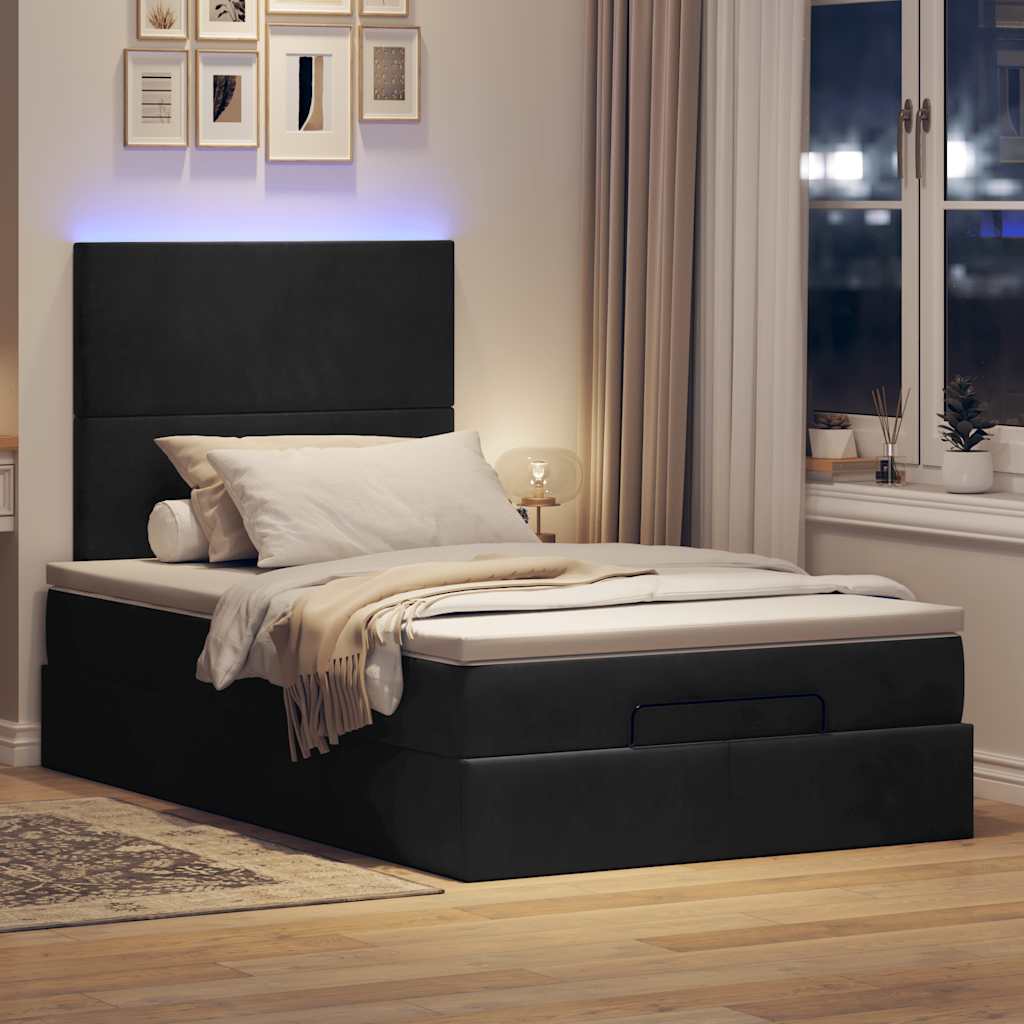 8721158490681_g_en_hd_1 vidaXL Ottoman Bed with Mattresses & LEDs Black King Single Velvet - Image 3