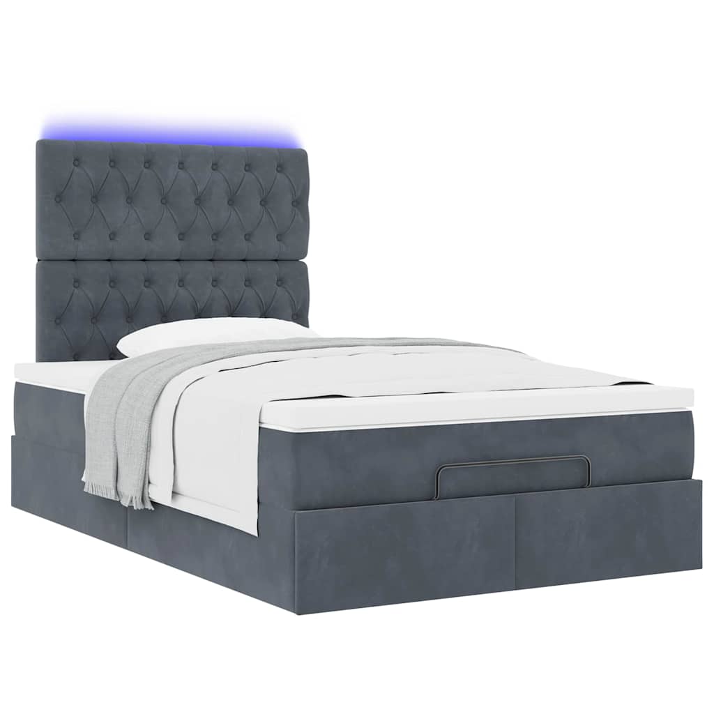 8721158492111_g_en_hd_4 vidaXL Ottoman Bed with Mattresses & LEDs Dark Grey King Single Velvet - Image 6