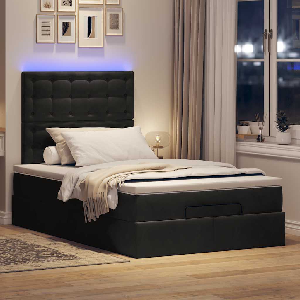 8721158492845_g_en_hd_1 vidaXL Ottoman Bed with Mattresses & LEDs Black King Single Velvet - Image 3