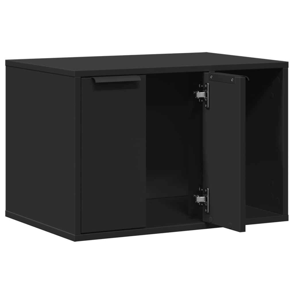 8721158499554_g_en_hd_2 vidaXL Cat Litter Box Enclosure Black 60x40x40 cm Engineered Wood - Image 4