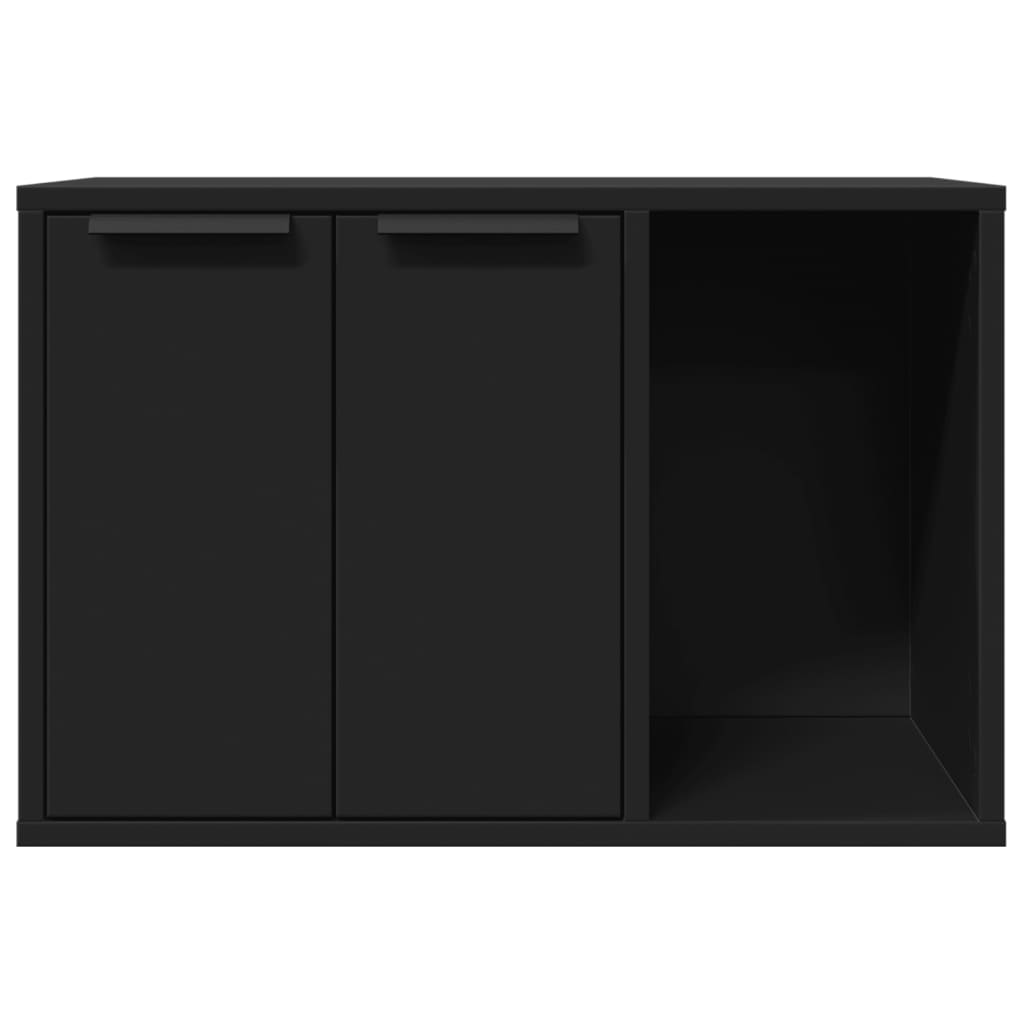 8721158499554_g_en_hd_3 vidaXL Cat Litter Box Enclosure Black 60x40x40 cm Engineered Wood - Image 5