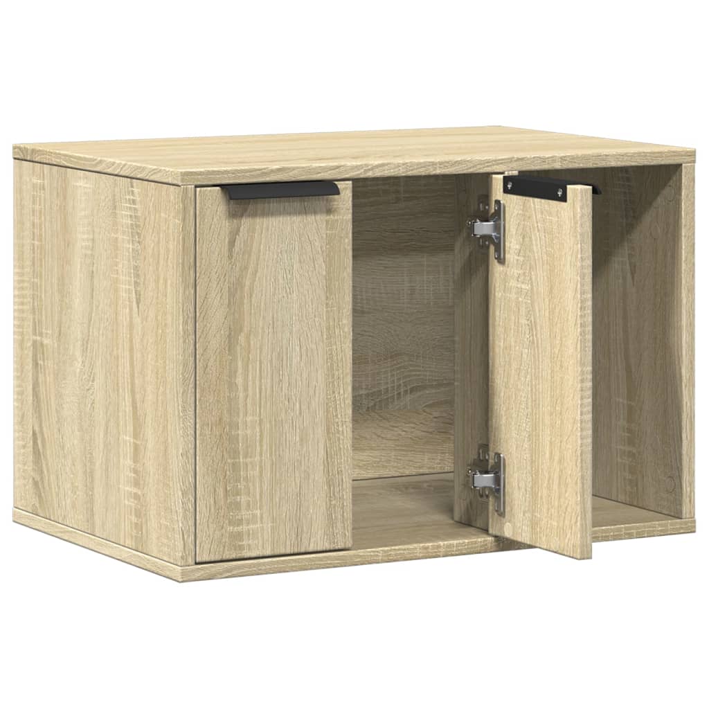 8721158499561_g_en_hd_2 vidaXL Cat Litter Box Enclosure Sonoma Oak 60x40x40 cm Engineered Wood - Image 4