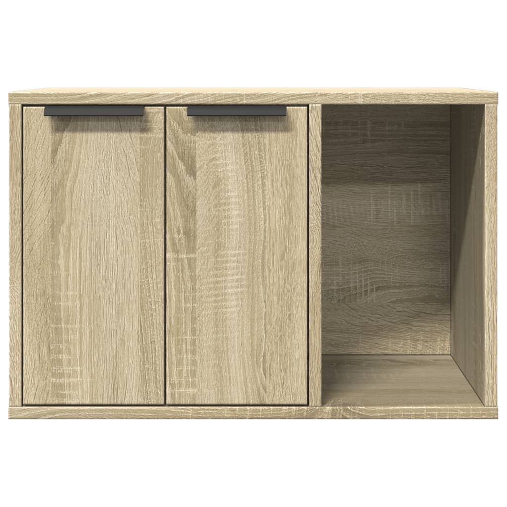 8721158499561_g_en_hd_3 vidaXL Cat Litter Box Enclosure Sonoma Oak 60x40x40 cm Engineered Wood - Image 5