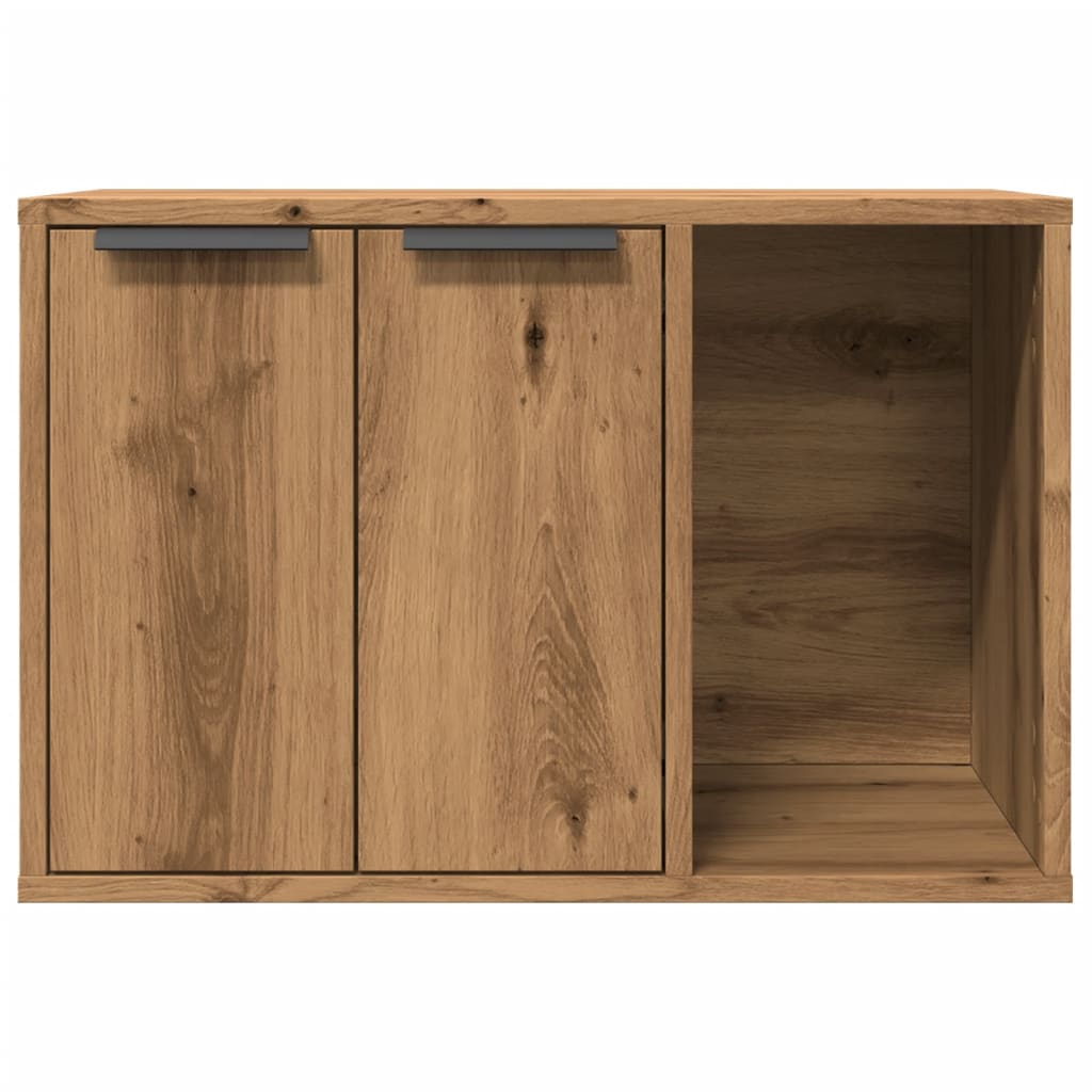8721158499622_g_en_hd_3 vidaXL Cat Litter Box Enclosure Artisian Oak 60x40x40 cm Engineered Wood - Image 5