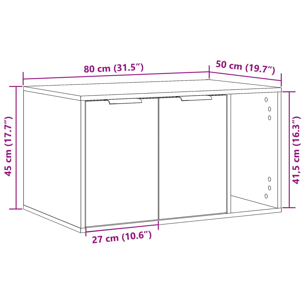 8721158499646_g_en_hd_9 vidaXL Cat Litter Box Enclosure Black 80x50x45 cm Engineered Wood - Image 11