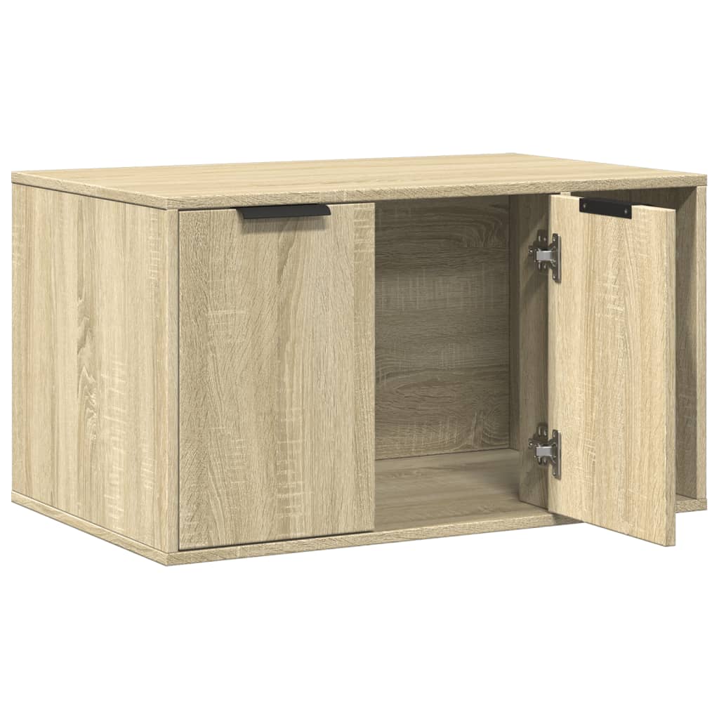 8721158499653_g_en_hd_2 vidaXL Cat Litter Box Enclosure Sonoma Oak 80x50x45 cm Engineered Wood - Image 4
