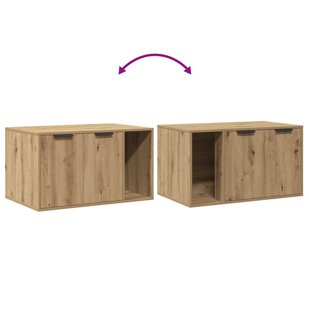 8721158499714_g_en_hd_6 vidaXL Cat Litter Box Enclosure Artisian Oak 80x50x45 cm Engineered Wood - Image 8