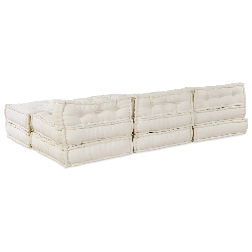 8721158508744_wbg-ba_en_hd_7 vidaXL Cushion 4 pcs Cream 70 x 70 x 54 cm Polyester - Image 8
