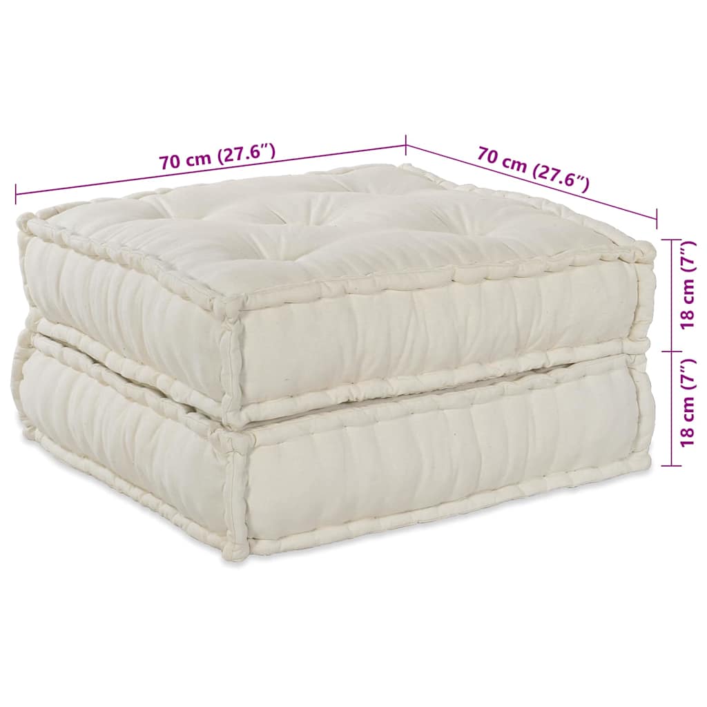 8721158508744_wbg-siz_en_hd_1 vidaXL Cushion 4 pcs Cream 70 x 70 x 54 cm Polyester - Image 13