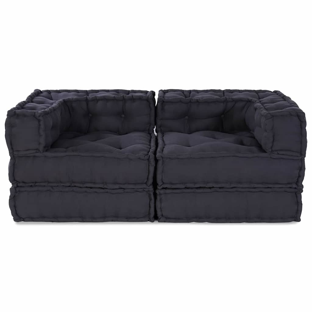 8721158508768_wbg-fr_en_hd_6 vidaXL Cushion 2 pcs Anthracite 70 x 70 x 54 cm Polyester - Image 8