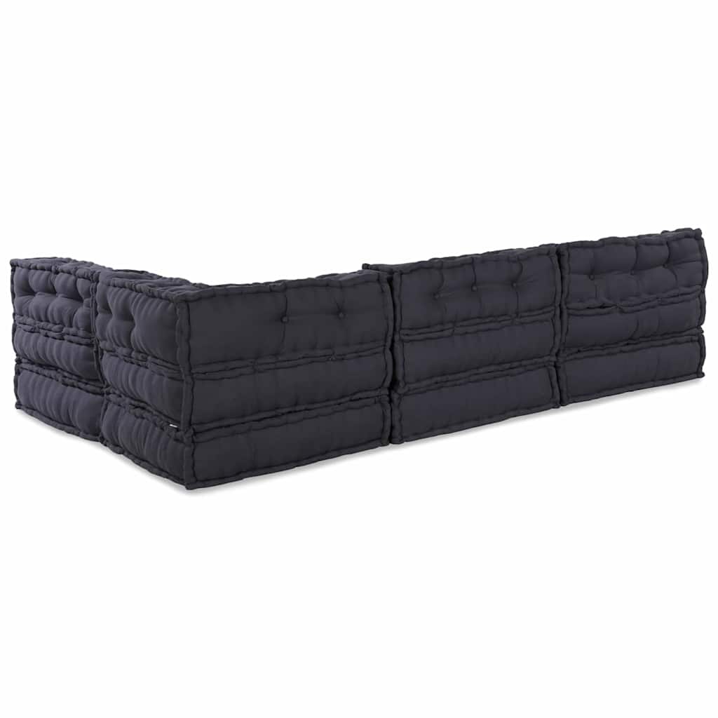 8721158508782_wbg-ba_en_hd_5 vidaXL Cushion 4 pcs Anthracite 70 x 70 x 54 cm Polyester - Image 8