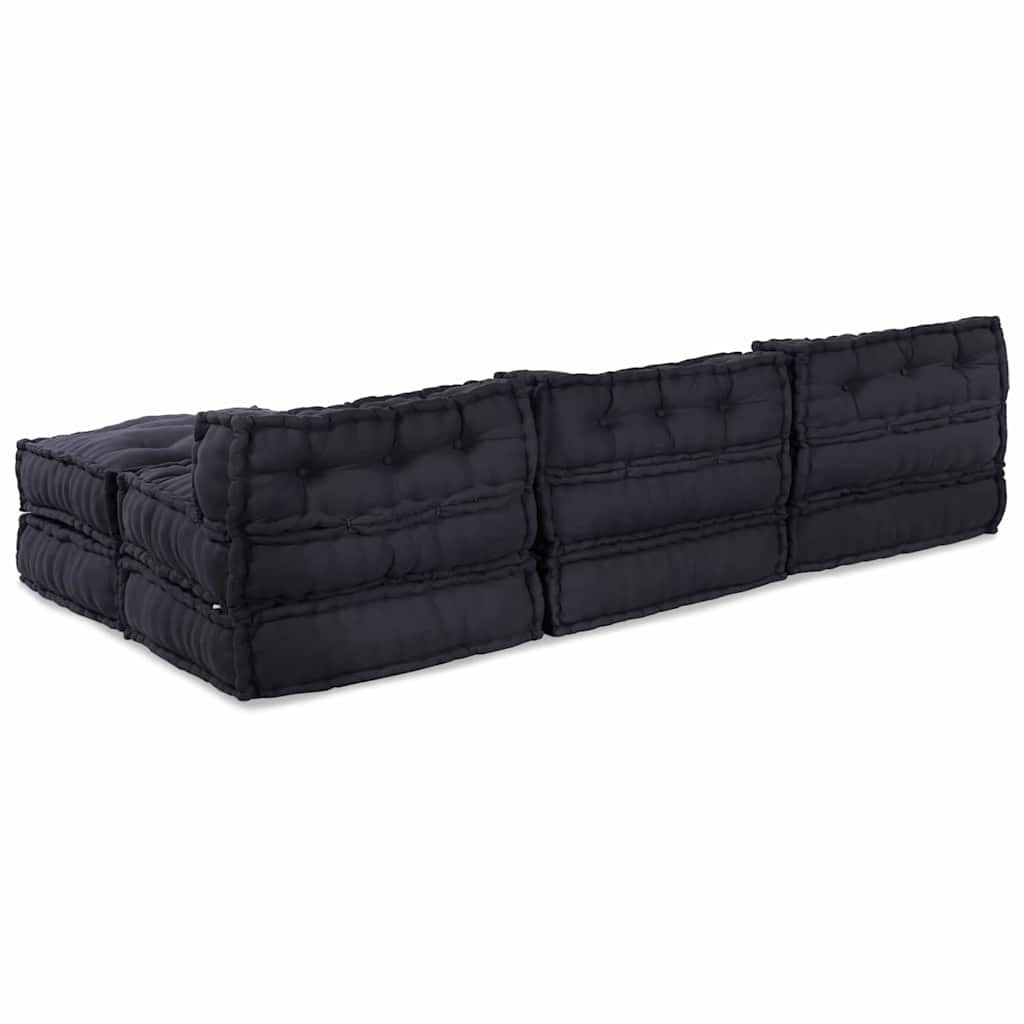 8721158508799_wbg-ba_en_hd_5 vidaXL Cushion 4 pcs Anthracite 70 x 70 x 54 cm Polyester - Image 6