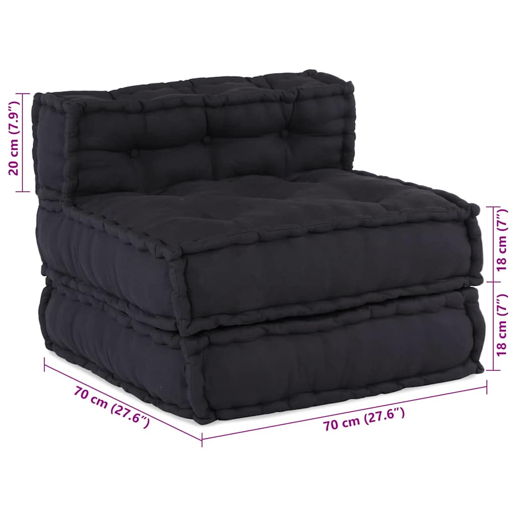 8721158508799_wbg-siz_en_hd_1 vidaXL Cushion 4 pcs Anthracite 70 x 70 x 54 cm Polyester - Image 11