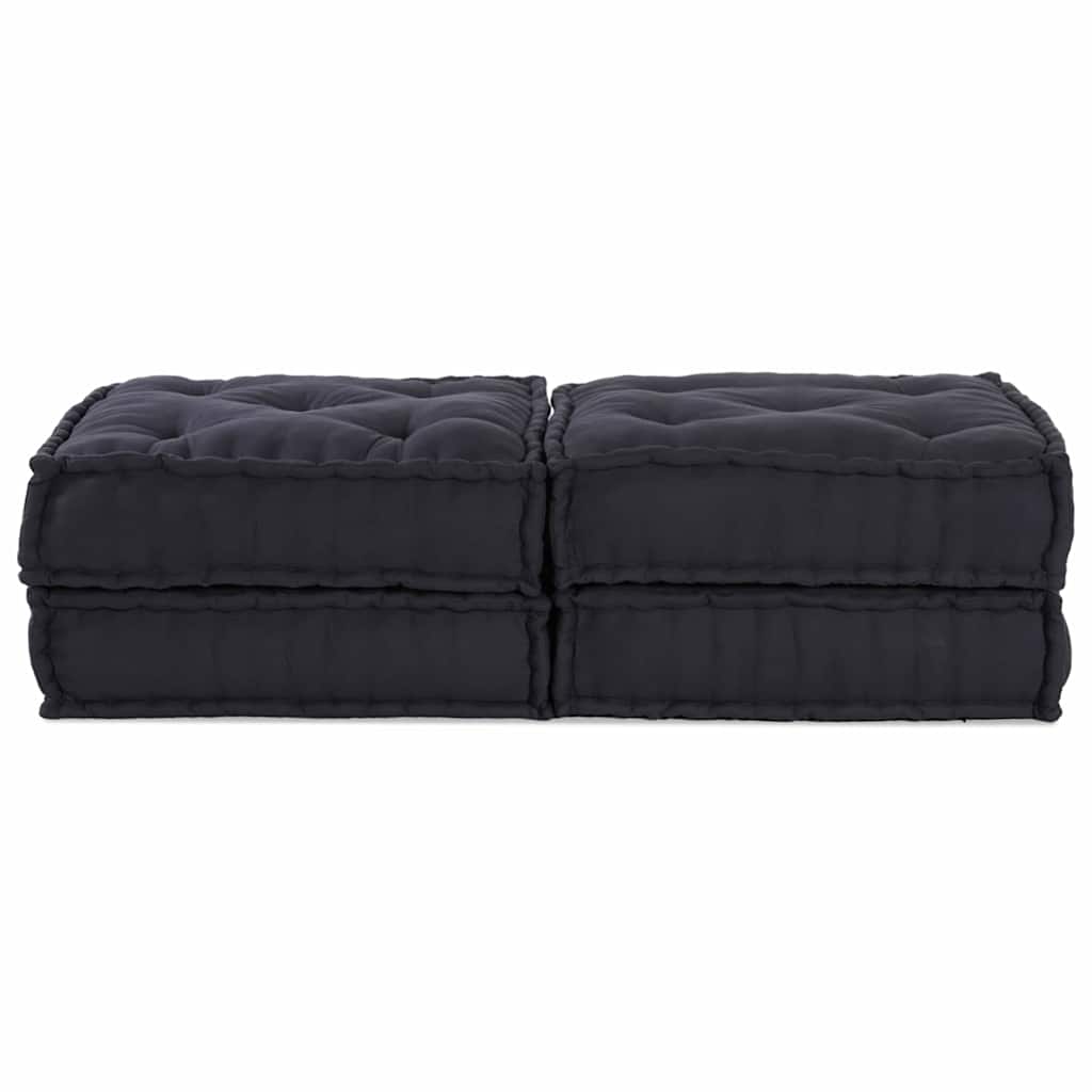 8721158508805_wbg-fr_en_hd_2 vidaXL Cushion 2 pcs Anthracite 70 x 70 x 36 cm Polyester - Image 4