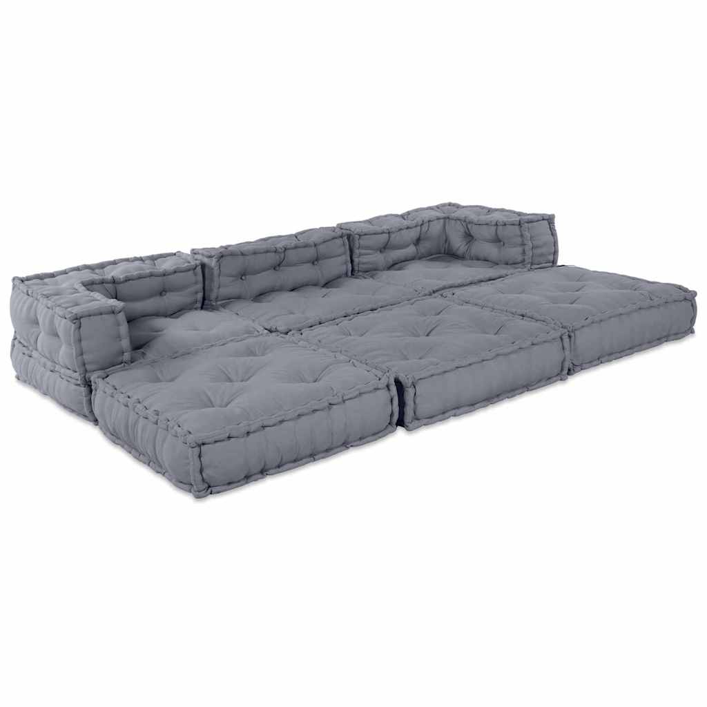 8721158509024_wbg-an_en_hd_6 vidaXL Cushion 3 pcs Grey 70 x 70 x 54 cm Polyester - Image 7