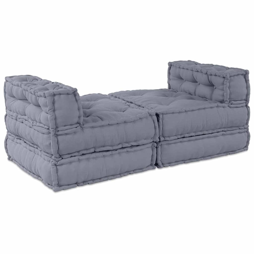 8721158509048_wbg-an_en_hd_3 vidaXL Cushion 4 pcs Grey 70 x 70 x 54 cm Polyester - Image 4