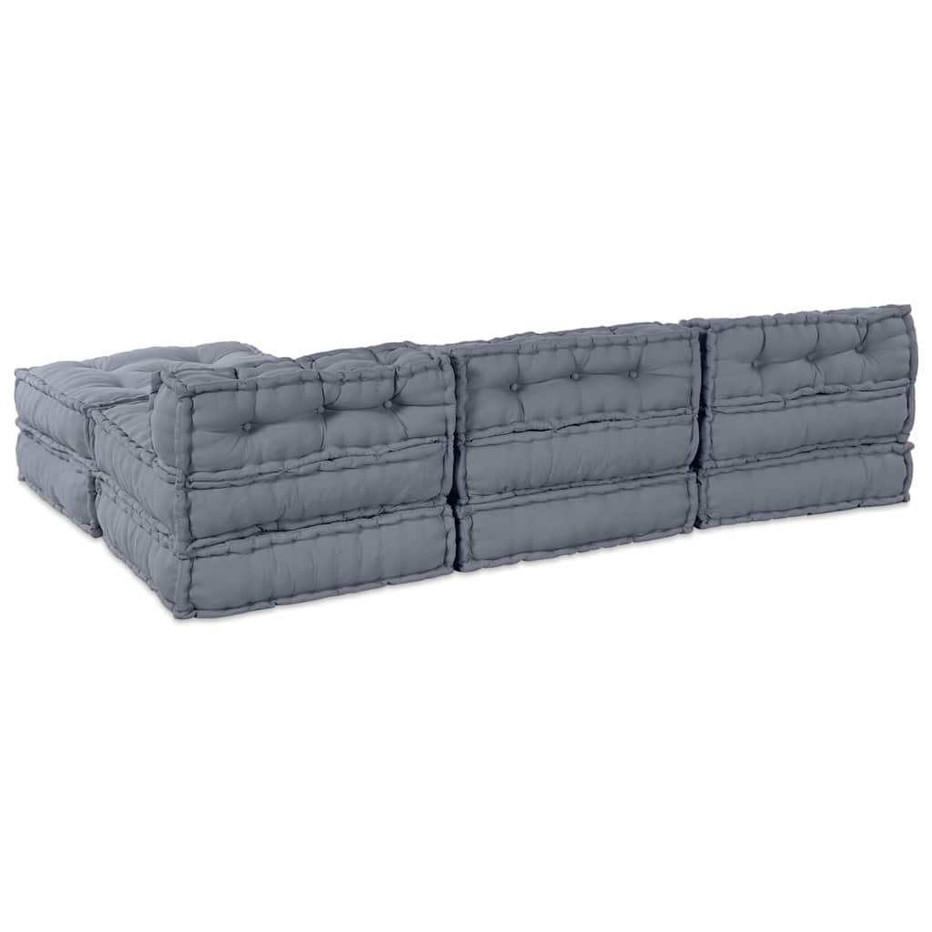 8721158509048_wbg-ba_en_hd_6 vidaXL Cushion 4 pcs Grey 70 x 70 x 54 cm Polyester - Image 8