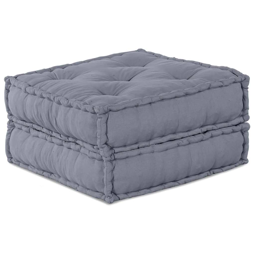 8721158509055_wbg-an_en_hd_1 vidaXL Cushion 2 pcs Grey 70 x 70 x 36 cm Polyester - Image 2