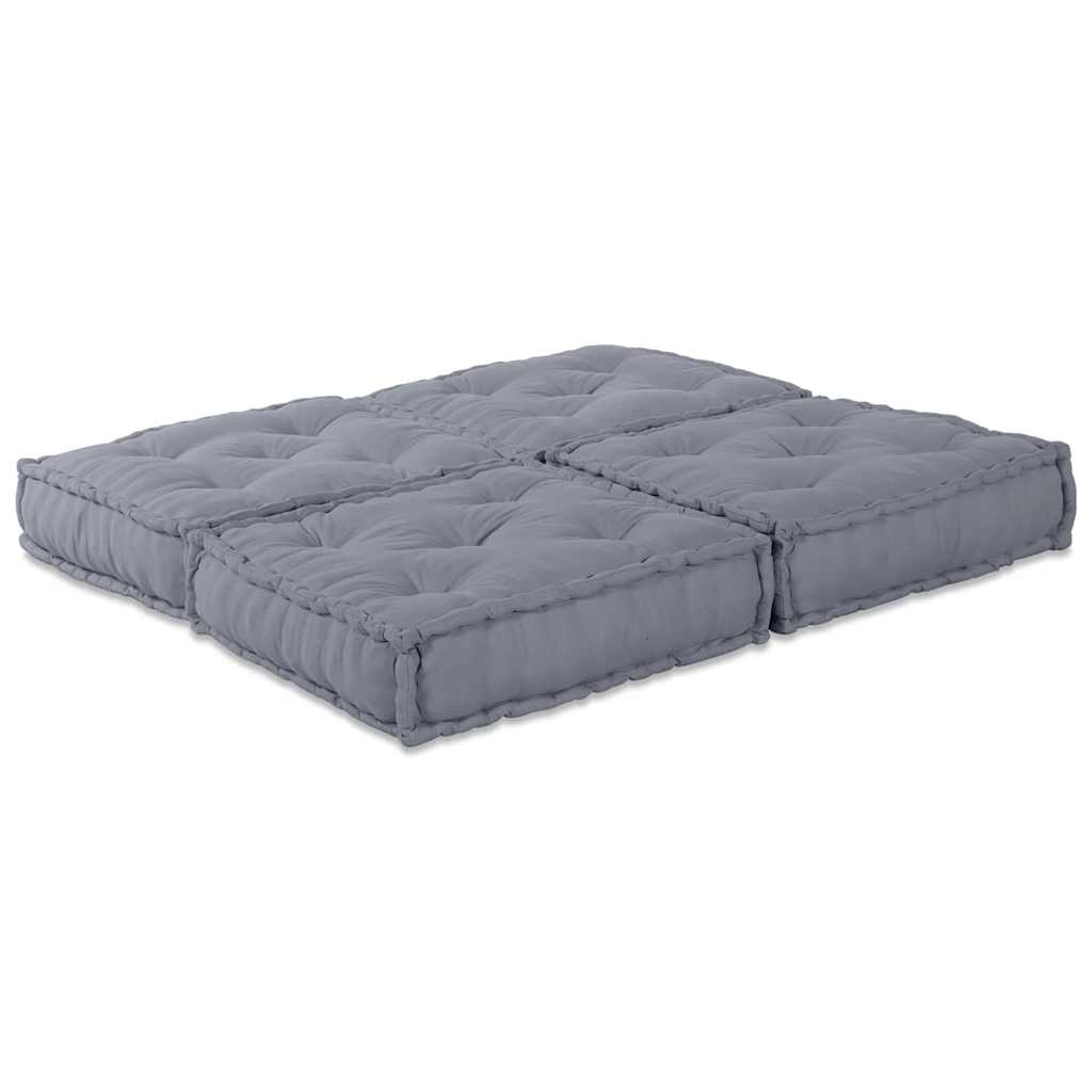 8721158509055_wbg-an_en_hd_3 vidaXL Cushion 2 pcs Grey 70 x 70 x 36 cm Polyester - Image 4