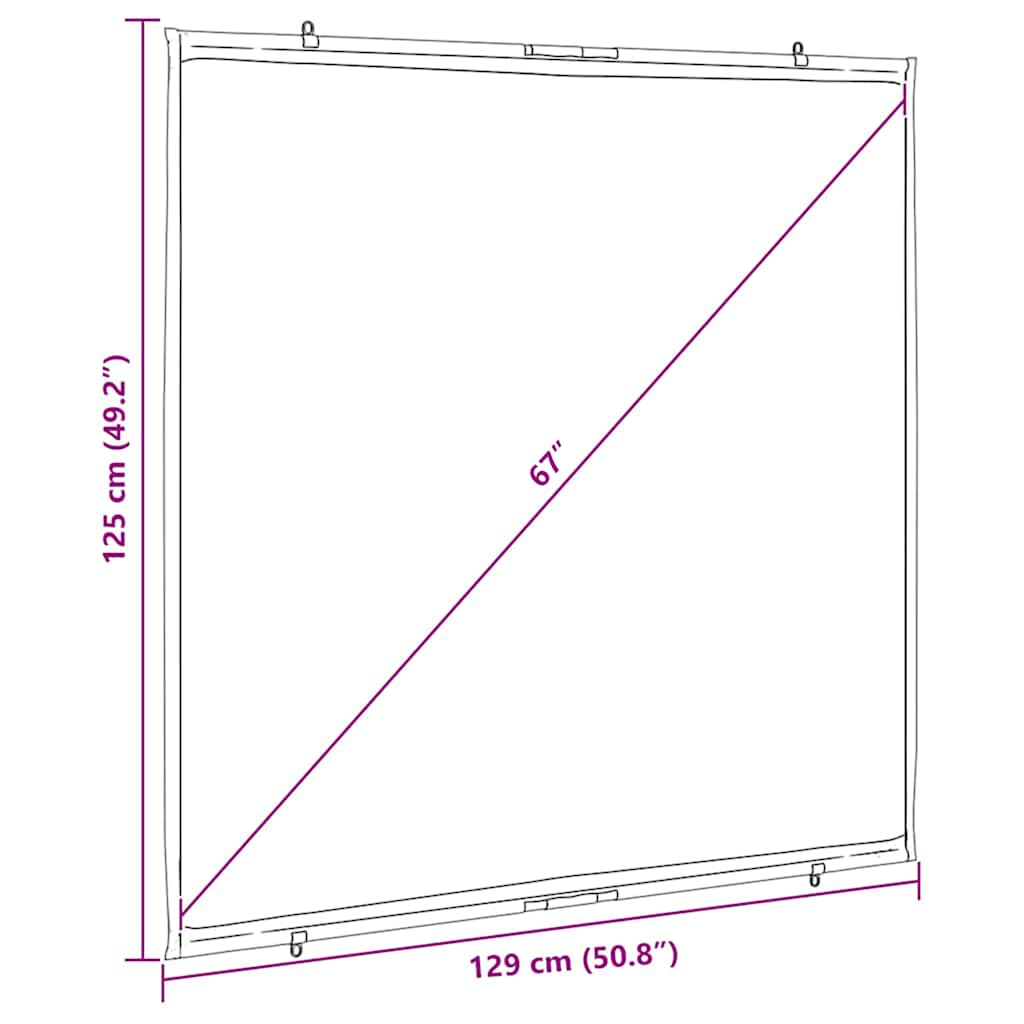 8721158509895_g_en_hd_6 vidaXL Projection Screen Wall-Hanging 67 Inch 1:1 - Image 7