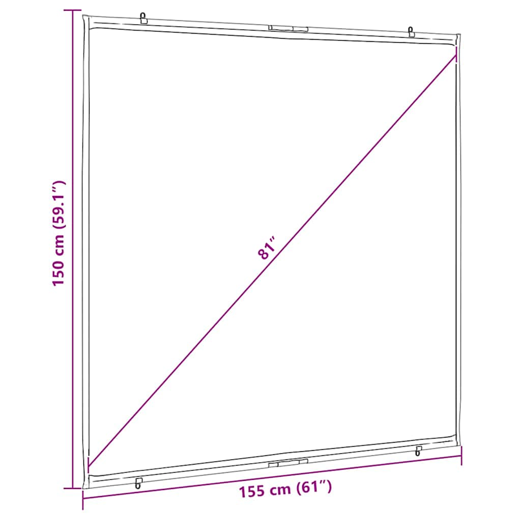 8721158509918_g_en_hd_6 vidaXL Projection Screen Wall-Hanging 81 Inch 1:1 - Image 7
