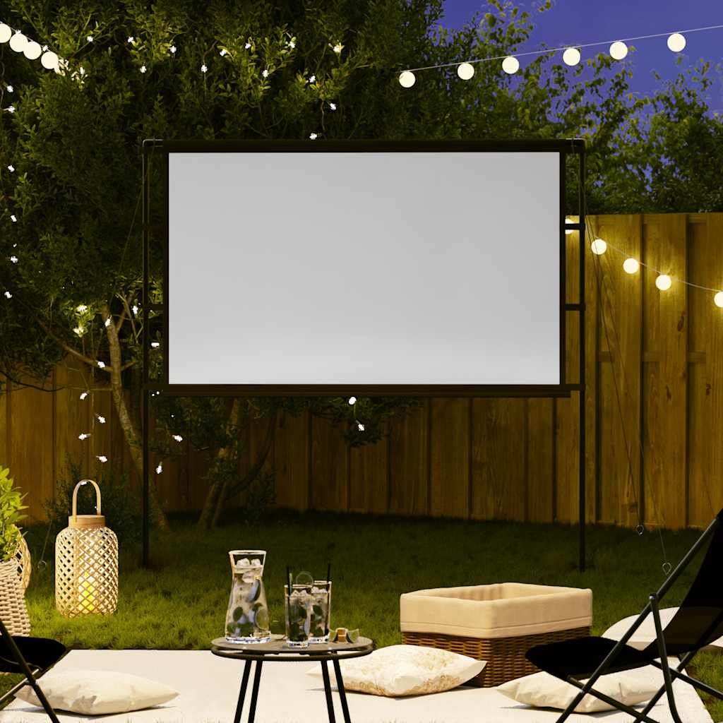 8721158510037_g_en_hd_1 vidaXL Projection Screen with Stands 90 Inch 16:9 - Image 2