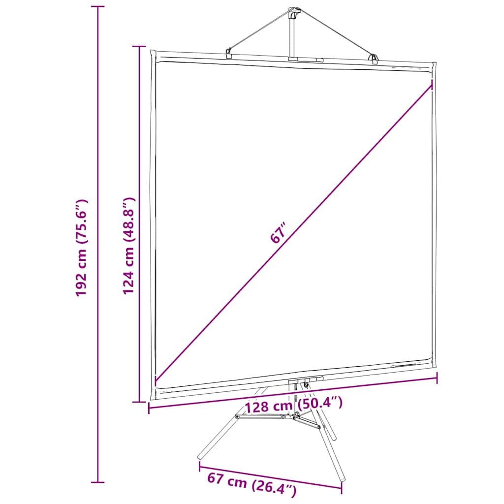 8721158510075_g_en_hd_11 vidaXL Projection Screen with Tripod 67 Inch 1:1 - Image 12