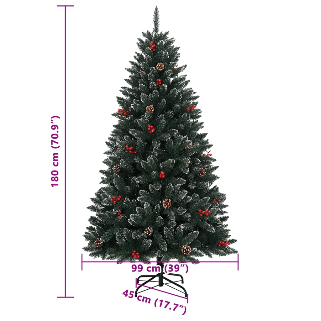 8721158512178_g_en_hd_11 vidaXL Artificial Christmas Tree 300 LEDs 180 cm - Image 12