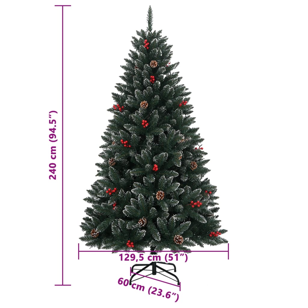 8721158512192_g_en_hd_11 vidaXL Artificial Christmas Tree 300 LEDs 240 cm - Image 12