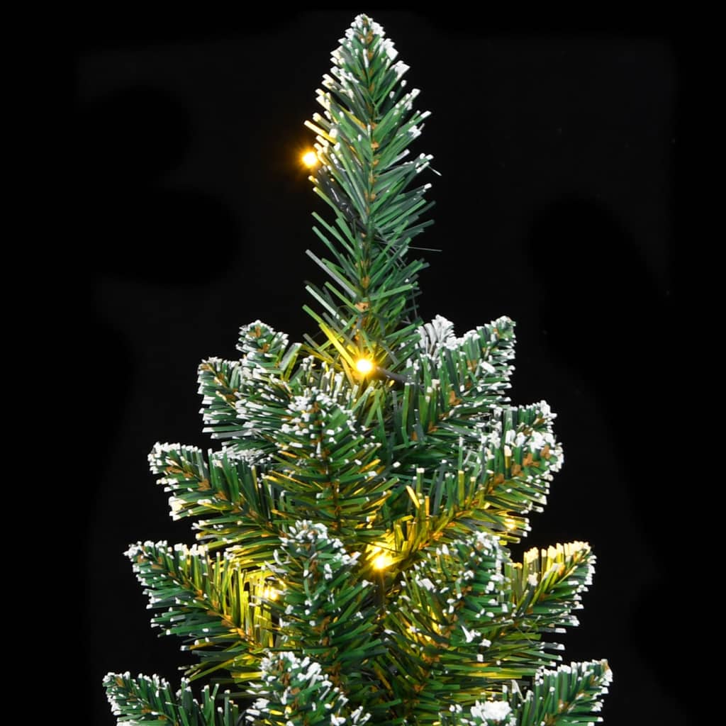8721158512208_g_en_hd_6 vidaXL Artificial Slim Christmas Tree 150 LEDs 120 cm - Image 7