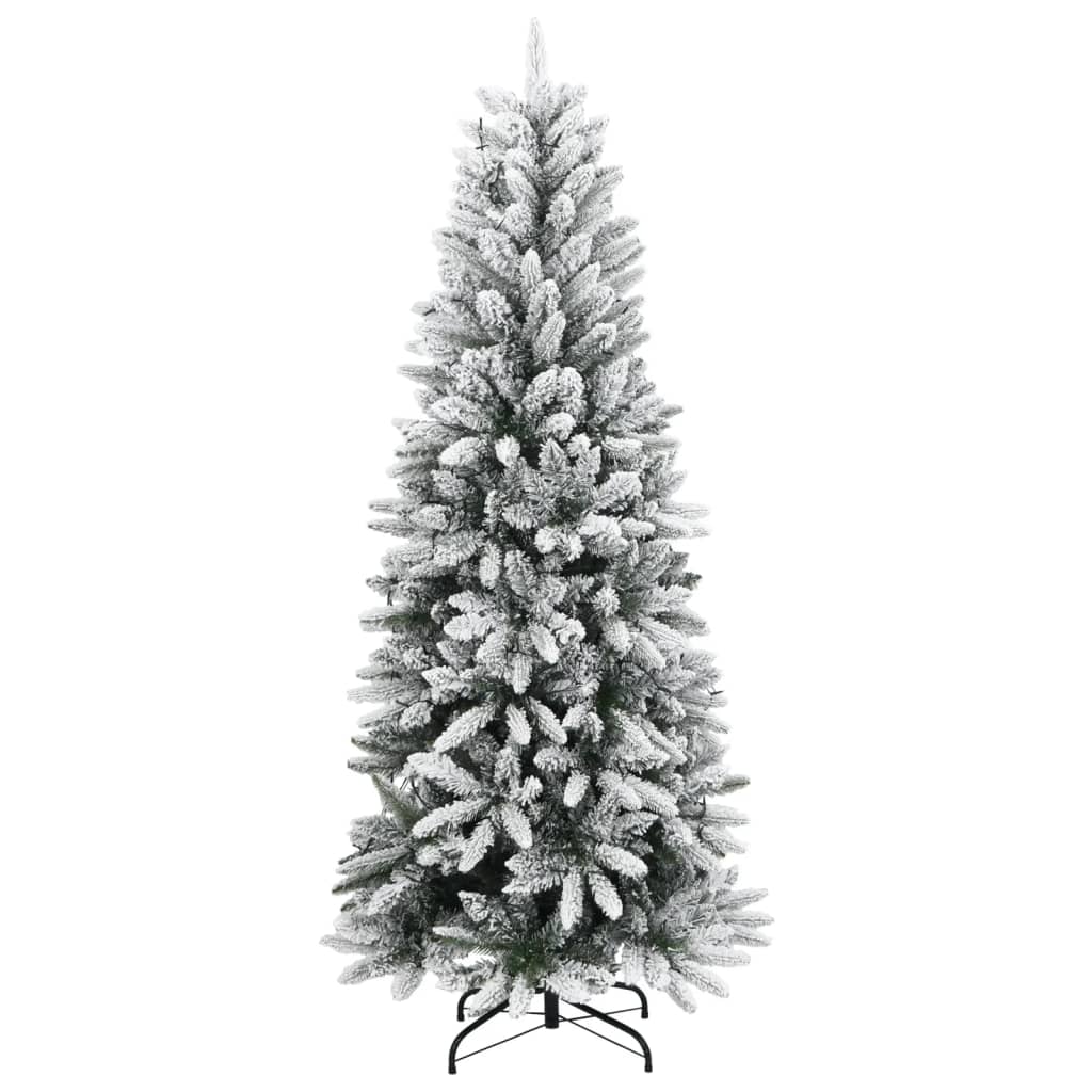 8721158512277_g_en_hd_2 vidaXL Artificial Christmas Tree 300 LEDs and Flocked Snow 180 cm - Image 3