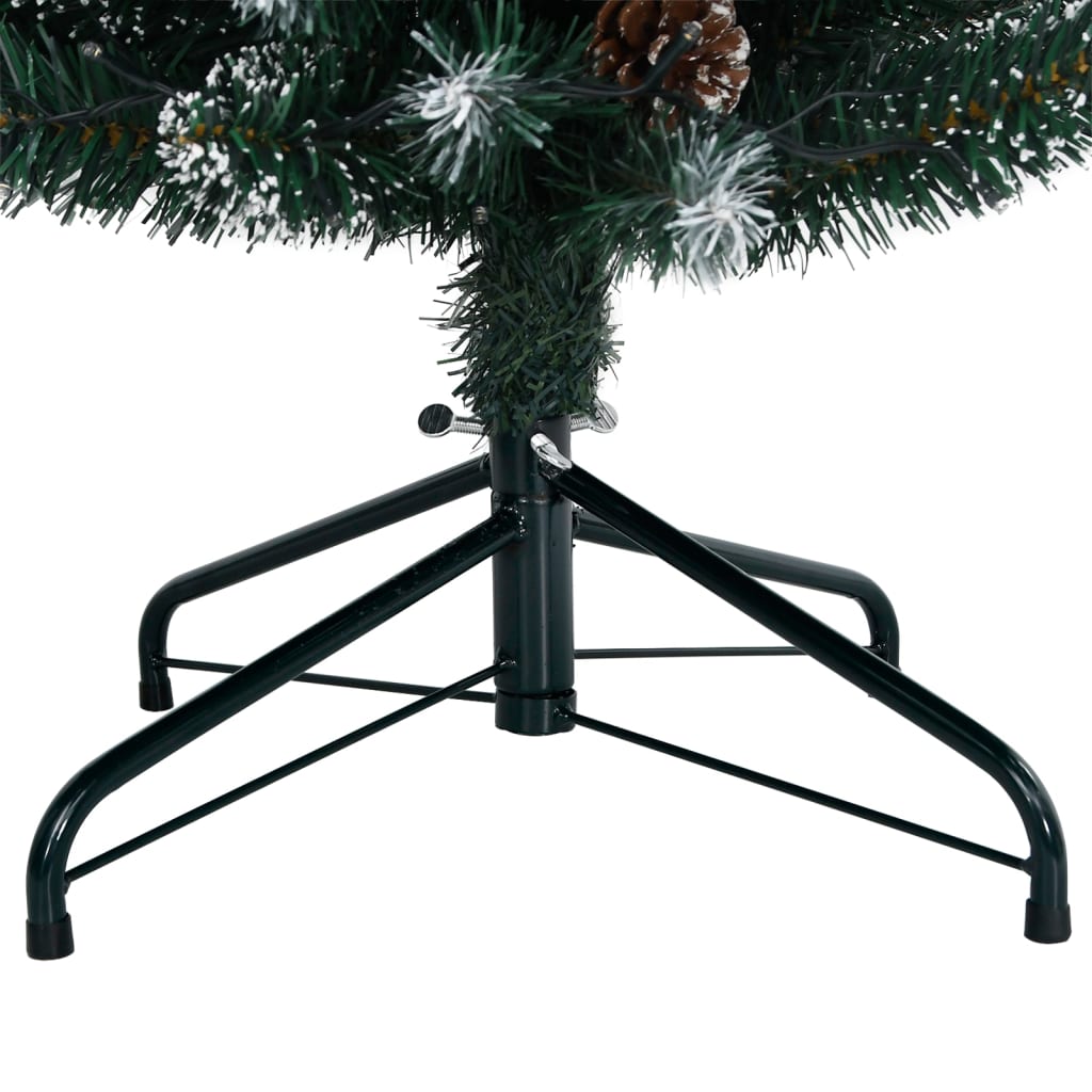 8721158512406_g_en_hd_10 vidaXL Artificial Slim Christmas Tree 150 LEDs 120 cm - Image 11
