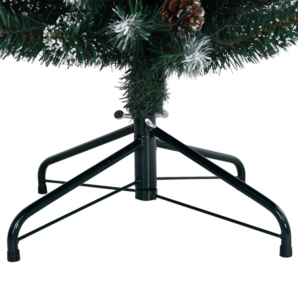 8721158512444_g_en_hd_10 vidaXL Artificial Slim Christmas Tree 300 LEDs 240 cm - Image 11
