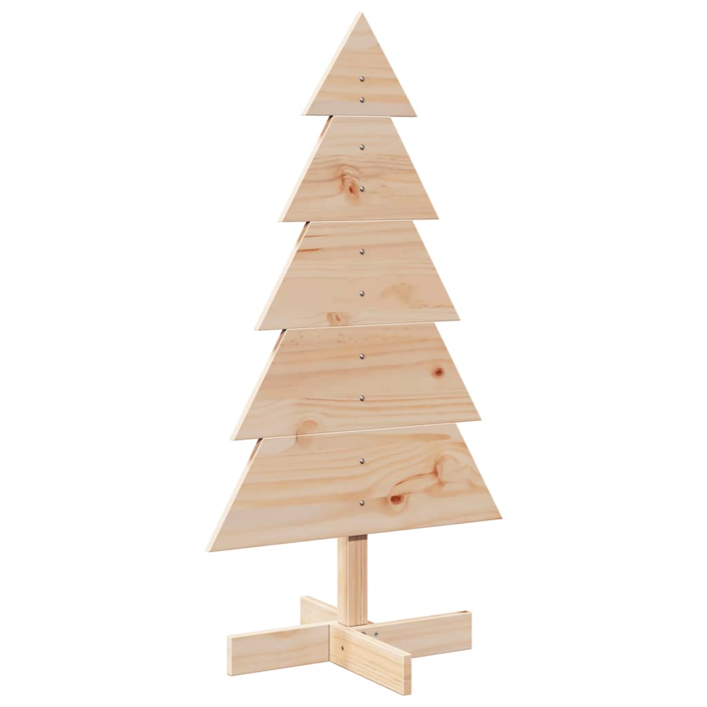 8721158513137_a_en_hd_1 vidaXL Wooden Christmas Tree for Decoration 100 cm Solid Wood Pine - Image 2