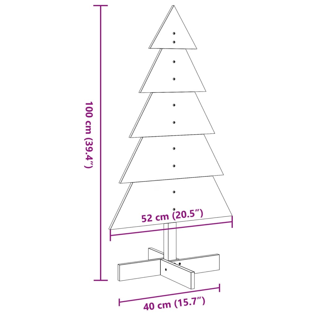 8721158513137_g_en_hd_6 vidaXL Wooden Christmas Tree for Decoration 100 cm Solid Wood Pine - Image 8